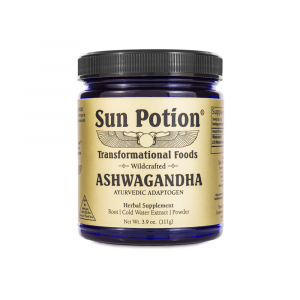Jar of Sun Potion Ashwagandha for our favorite brand of this superfood